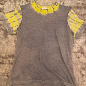 John Elliot Yellow Tie Dye Shirt